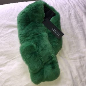 Bryan Boy Adrienne Landau Pull-Through Fur Scarf